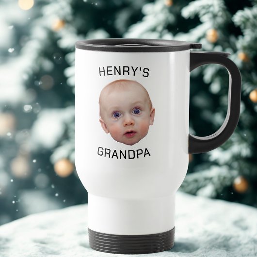 Funny Custom Baby Face Reisebecher