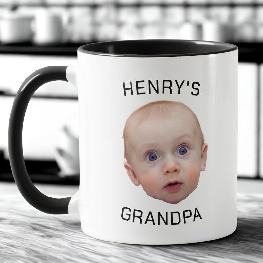 Funny Custom Baby Face Tasse