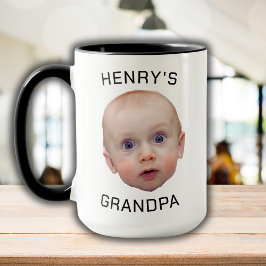 Funny Custom Baby Face Tasse