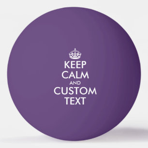Funny custom Behalt Calm lila Tischtennis Spiel Tischtennisball