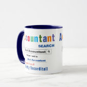 Funny Custom Best Accountant-Tasse Tasse (Vorderseite Links)