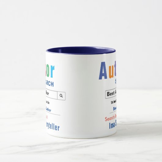 Funny Custom Best Author Tasse (Zentrum)