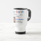 Funny Custom Best Boss Search Geschenkidee Tasse (VorderseiteRechts)