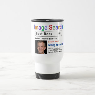 Funny Custom Best Boss Search Geschenkidee Tasse