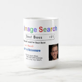 Funny Custom Best Boss Search Geschenkidee Tasse (Mittel)