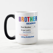 Funny Custom Best Brother Geschenk Verwandlungstasse (Links)
