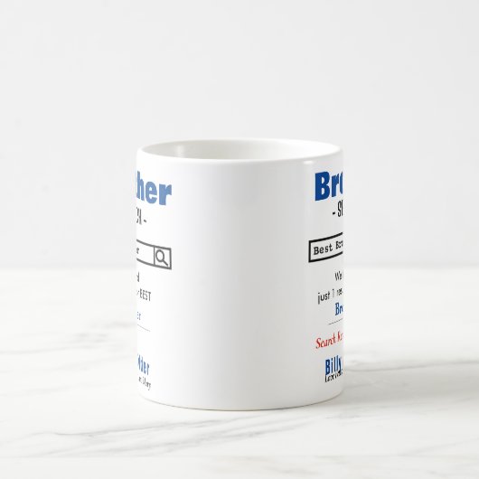 Funny Custom Best Brother Tasse (Mittel)