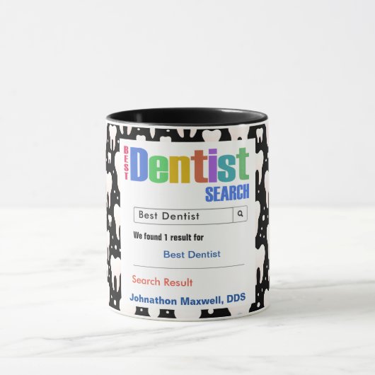Funny Custom Best Dentist Geschenk Tasse (Zentrum)