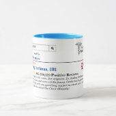 Funny Custom Best Dentist Tasse (Zentrum)