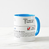 Funny Custom Best Dentist Tasse (VorderseiteRechts)