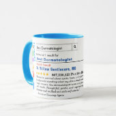 Funny Custom Best Dermatologist Specialist Tasse (Vorderseite Links)