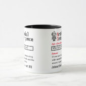 Funny Custom Best Doctor AI-Geschenk Tasse (Zentrum)