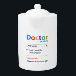 Funny Custom Best Doctor Geschenk<br><div class="desc">Passen Sie diese lustige,  maßgeschneiderte Arzt Geschenk-Tasse,  um ein Geschenk,  das sie Liebe. Großartiges Geschenk für Ärzte. RX Tasse - Genau das,  was Dr. bestellt hat!</div>