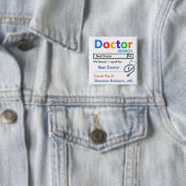 Funny Custom Best Doctor-Geschenk Button (Beispiel)