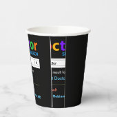 Funny Custom Best Doctor-Geschenk Pappbecher (Links)