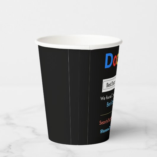 Funny Custom Best Doctor-Geschenk Pappbecher (Rechts)