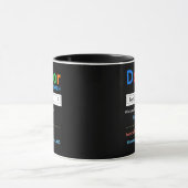 Funny Custom Best Doctor Geschenk Schwarz Tasse (Zentrum)