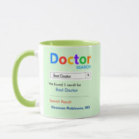 Funny Custom Best Doctor Geschenkidee Tasse
