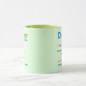 Funny Custom Best Doctor Geschenkidee Tasse (Zentrum)