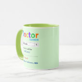 Funny Custom Best Doctor Geschenkidee Tasse (Vorderseite Links)