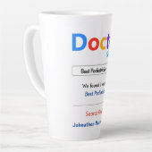 Funny Custom Best Doctor Geschenkidee Tasse (Linke Ecke)