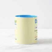 Funny Custom Best Doctor Geschenkidee Tasse (Zentrum)