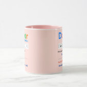 Funny Custom Best Doctor Geschenkidee Tasse (Zentrum)