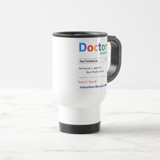 Funny Custom Best Doctor Geschenkidee Tasse (VorderseiteRechts)