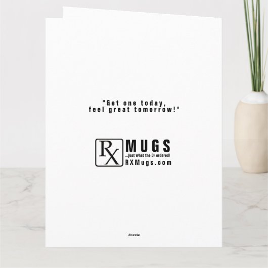 Funny Custom Best Doctor Karte (Rückseite)