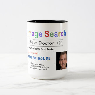 Funny Custom Best Doctor Search Tasse