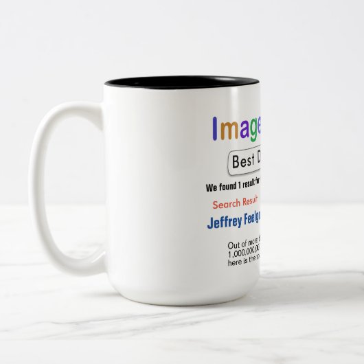 Funny Custom Best Doctor Search Tasse (Links)