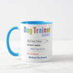 Funny Custom Best Dog Trainer Geschenk Tasse<br><div class="desc">Passen Sie diese lustige,  maßgeschneiderte Hundetrainer Geschenkidee Tasse,  um ein Geschenk machen sie Liebe. Großartiges Geschenk für Ärzte. AZEZ.com - Für A bis Z,  EZ Geschenke werden sie Liebe.</div>