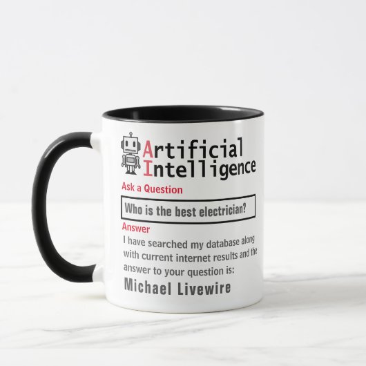 Funny Custom Best Electrical Tasse (Links)