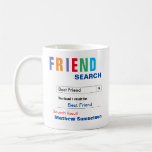 Funny Custom Best Friend Geschenk Kaffee Tasse