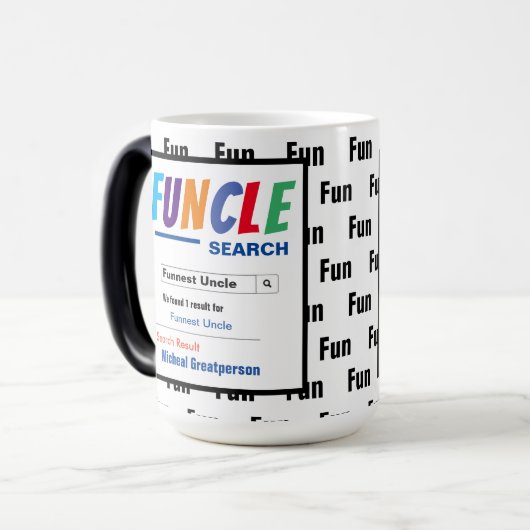 Funny Custom Best Functional Gift Magic Tasse (Vorderseite Links)