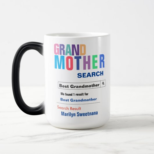 Funny Custom Best Großmutter Geschenk Verwandlungstasse (Links)
