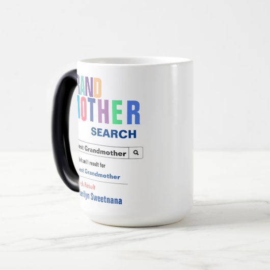 Funny Custom Best Großmutter Geschenk Verwandlungstasse (Vorderseite Links)