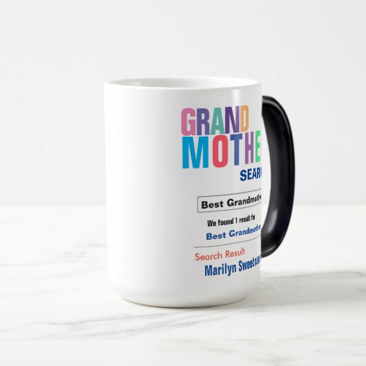 Funny Custom Best Großmutter Geschenk Verwandlungstasse (VorderseiteRechts)