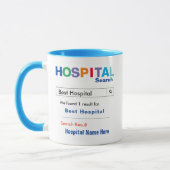 Funny Custom Best Hospital Geschenk Tasse (Links)