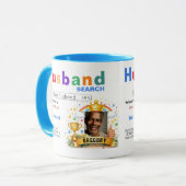 Funny Custom Best Husband Search Tasse (Vorderseite Links)