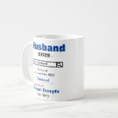 Funny Custom Best Husband Tasse (Vorderseite Links)