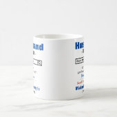 Funny Custom Best Husband Tasse (Mittel)