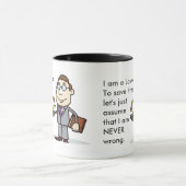 Funny Custom Best Lawyer Geschenk Tasse (Zentrum)