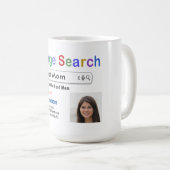 Funny Custom Best Mama Search Geschenk Tasse (VorderseiteRechts)