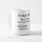 Funny Custom Best Mama Search Geschenk Tasse (Vorderseite Links)