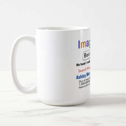 Funny Custom Best Mama Search Geschenk Tasse (Links)