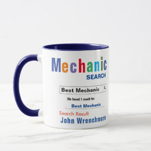 Funny Custom Best Mechanic Tasse