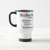 Funny Custom Best Mechanic Tasse (Links)