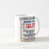 Funny Custom Best Mitarbeiter Geschenk Kaffee Tass Kaffeetasse (VorderseiteRechts)