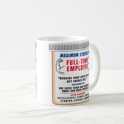 Funny Custom Best Mitarbeiter Geschenk Kaffee Tass Kaffeetasse (VorderseiteRechts)